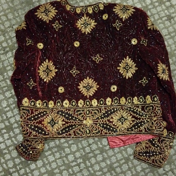Vintage hand beaded jacket - Picture 6 of 6